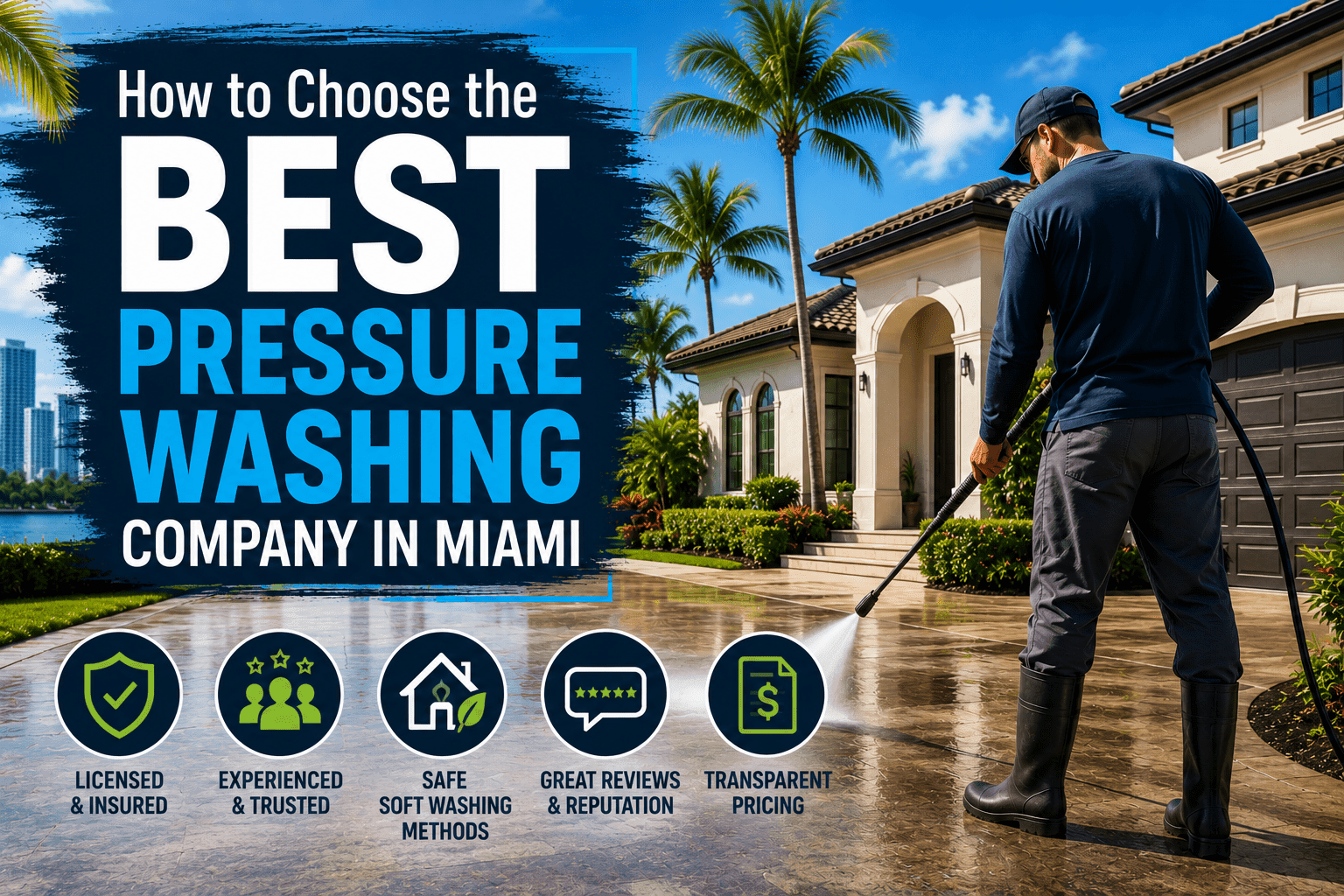 You are currently viewing How to Choose the Best Pressure Washing Company in Miami