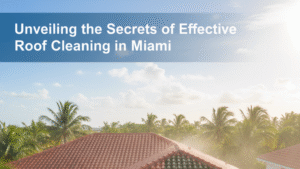Read more about the article Unveiling the Secrets of Effective Roof Cleaning in Miami