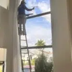 Office exterior glass window cleaning Miami service