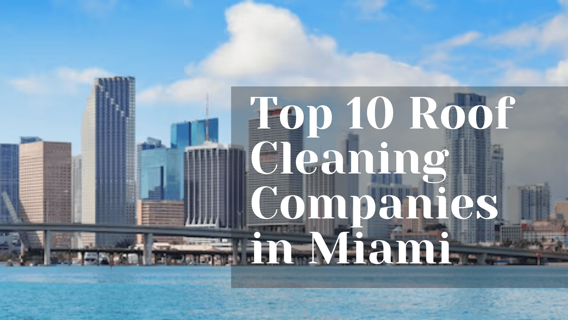 You are currently viewing Top 10 Roof Cleaning Companies in Miami