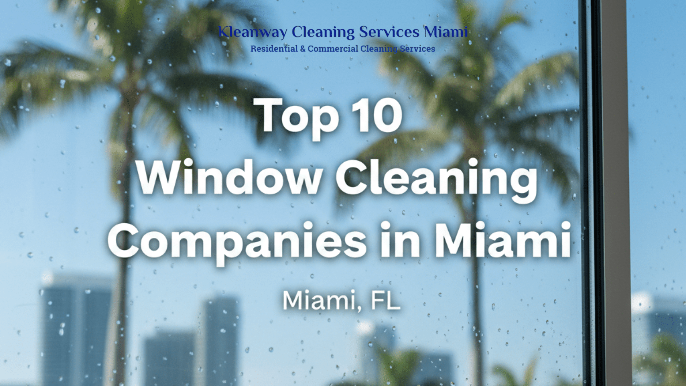 You are currently viewing Top 10 Window Cleaning Companies in Miami