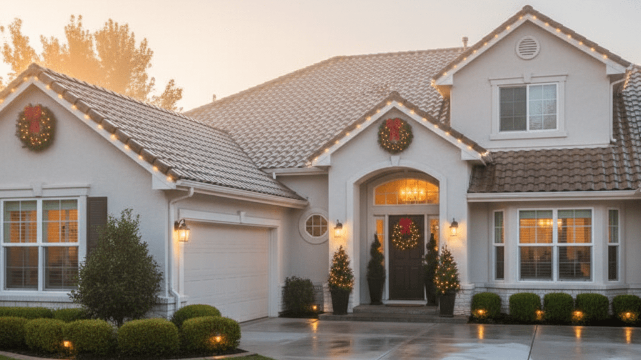 You are currently viewing Make Your Home Sparkle for Christmas: Pressure or Soft Wash Your House