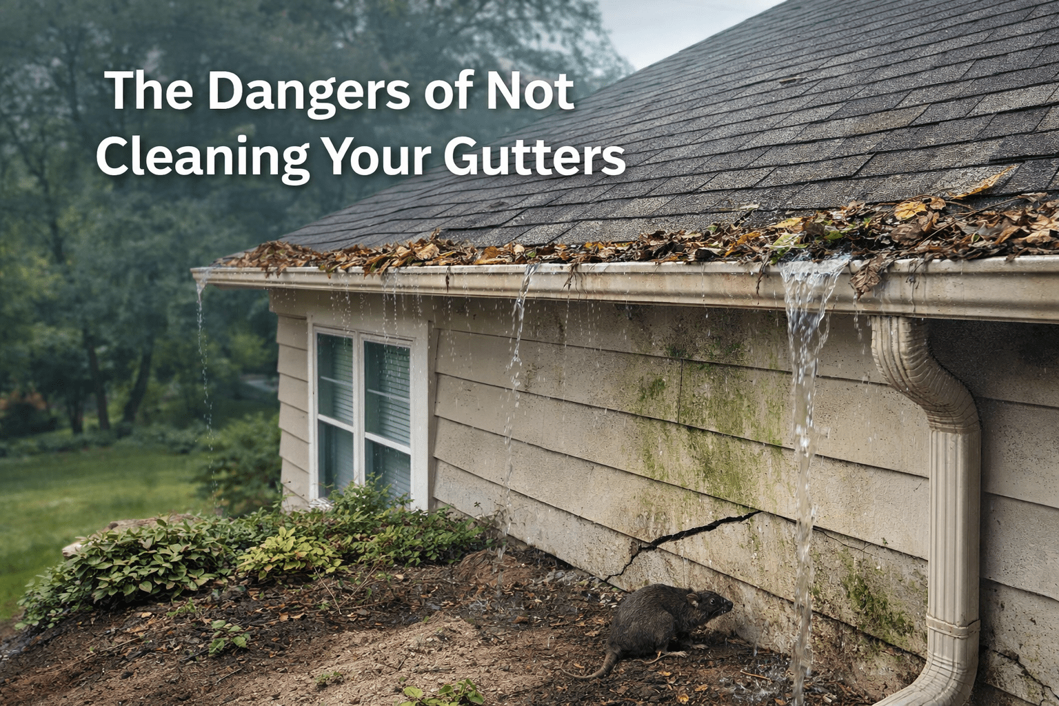 Read more about the article The Dangers of Not Cleaning Your Gutters