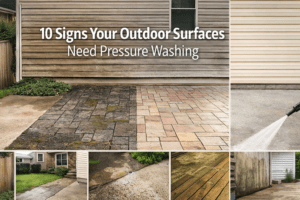 Read more about the article 10 Signs Your Outdoor Surface Need Pressure Washing