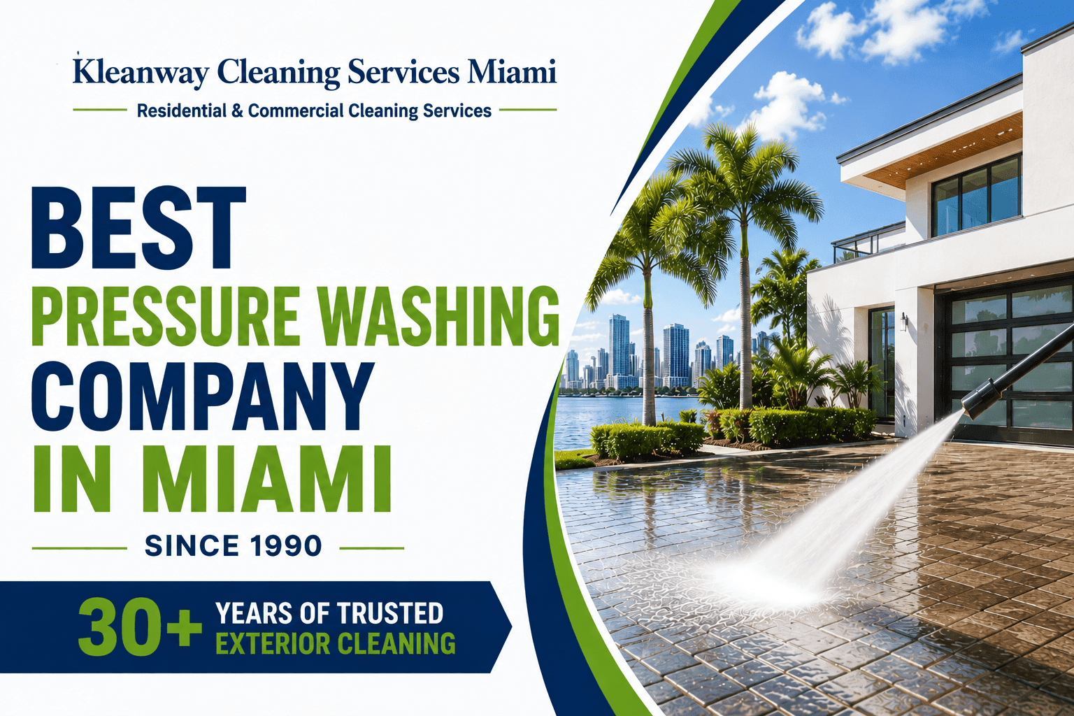 You are currently viewing Best Pressure Washing Company in Miami Since 1990 | 30+ Years of Trusted Exterior Cleaning