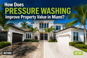 Read more about the article How Does Pressure Washing Improve Property Value in Miami?
