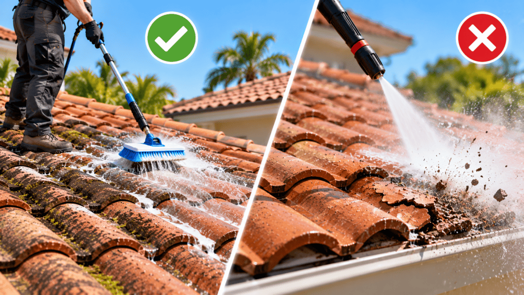 Gentle Roof Cleaning
